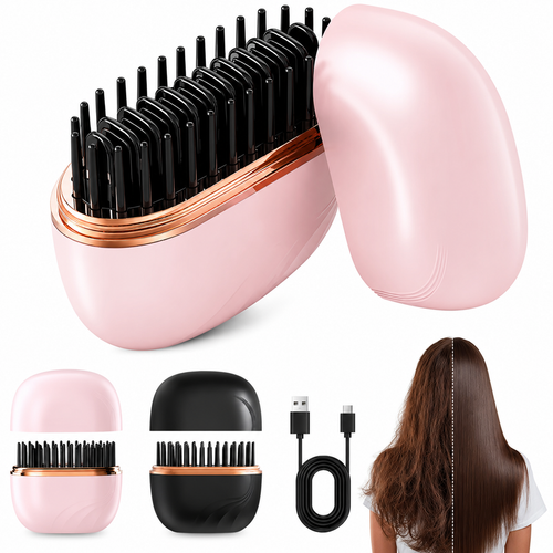Mini plancha de pelo portátil